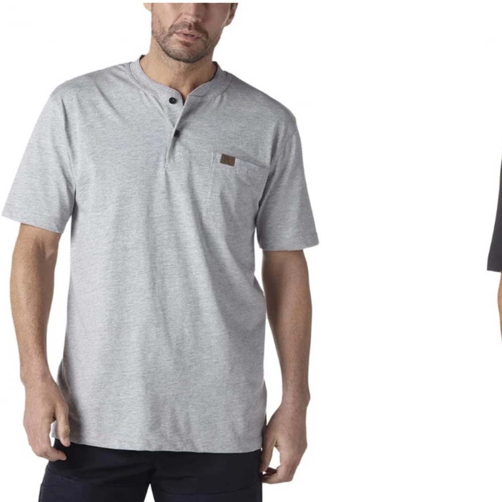 Wrangler Riggs Workwear Men's Short Sleeve Henley Shirt  Sz Medium